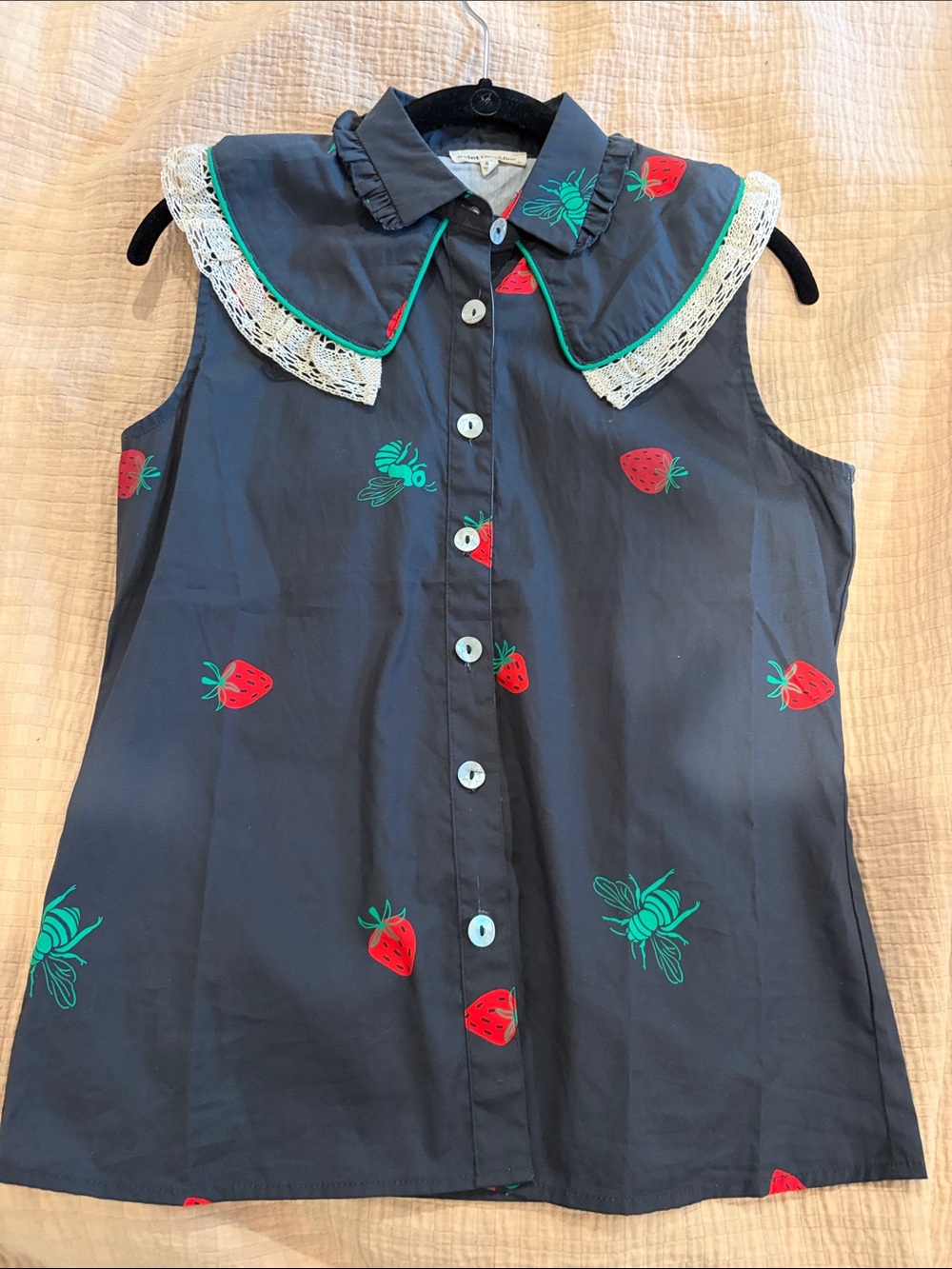 Saint Geraldine Cotton Sleeveless Top XS
